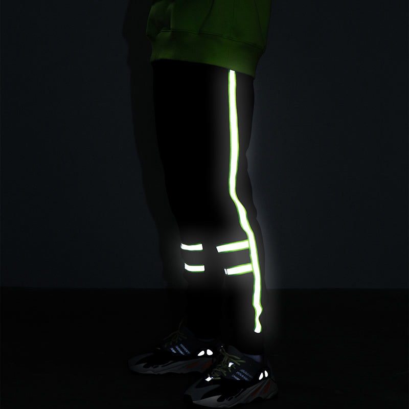 men's fashion and comfort street reflective sweatpants men's fashion and comfort street reflective sweatpants