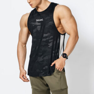men's fast dry breathable training basketball tank top