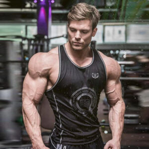 fashion training cotton slim fit stretch sleeveless tank top