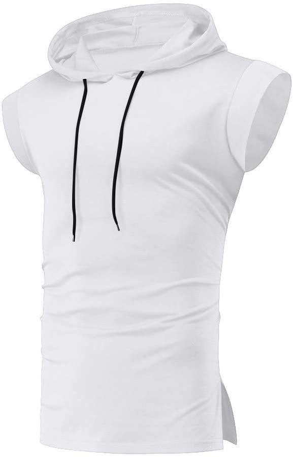 sports drawstring hooded tank top sports drawstring hooded tank top