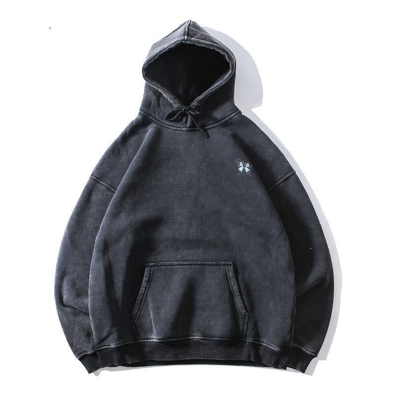 add fleece hoodie to make old butterfly hoodie add fleece hoodie to make old butterfly hoodie