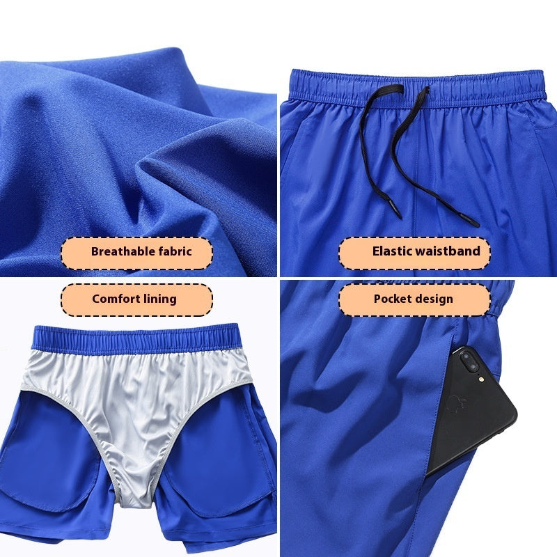 fitness shorts loose casual thin shorts fitness shorts loose casual thin shorts