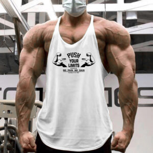 men's pure cotton thin strap sleeveless tank top