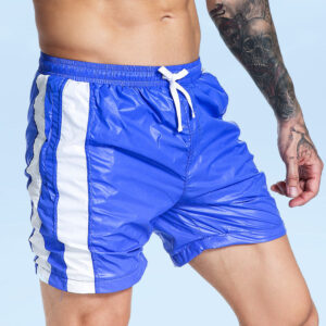 men's casual multicolor lace up sports shorts